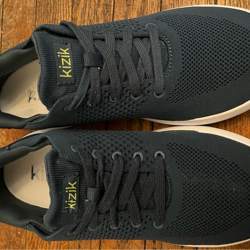 Kizik Lima HandsFree Shoes Mens 7.5 Womens 9 Tidepool Blue Walking Sneakers EUC - Picture 2 of 5